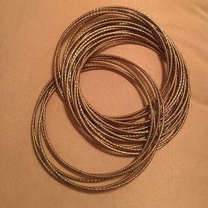 Gold bangles